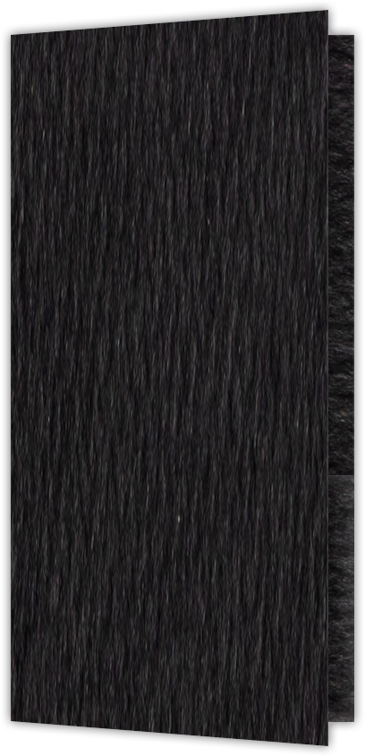 Black Felt 80lb 3 1/2 x 7 One Pocket Key Card Holders with 2 1/2 Inch Pocket