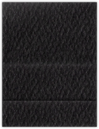 Black Felt 80lb 5 1/8 x 3 3/8 One Pocket Landscape Photo Holders with 1 3/8 Inch Pocket