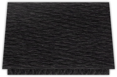 Black Felt 80lb 5 1/8 x 3 3/8 One Pocket Landscape Photo Holders with 1 3/8 Inch Pocket