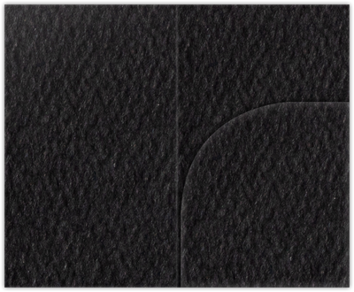 Black Felt 80lb 2 3/4 x 4 1/2 One Curved Pocket Key Card Holders with 3 Inch Pocket