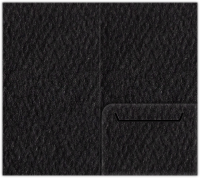 Black Felt 80lb 3 3/8 x 6 One Pocket Key Card Holders with 2 1/2 Inch Pocket