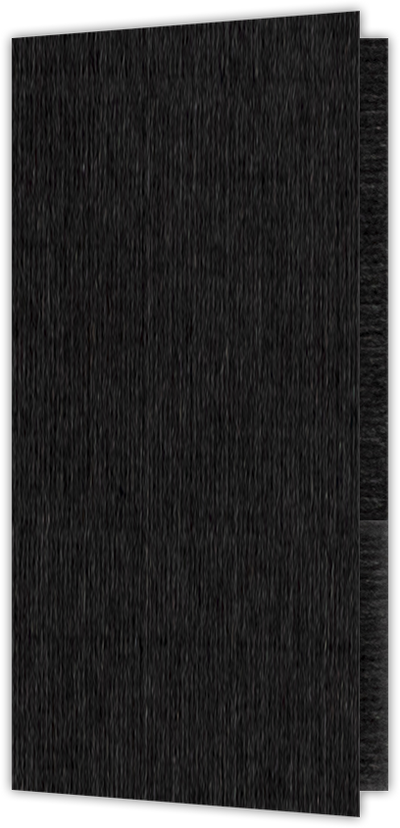Black Linen 80lb 3 1/2 x 7 One Pocket Key Card Holders with 2 1/2 Inch Pocket