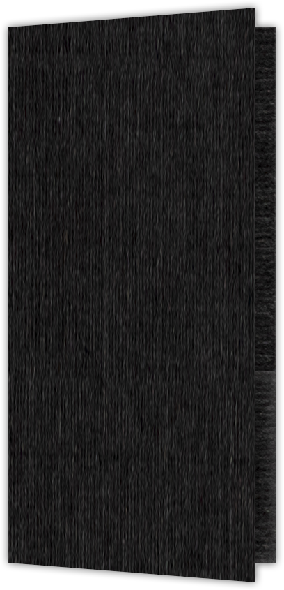 Black Linen 80lb 3 1/2 x 7 One Pocket Key Card Holders with 2 1/2 Inch Pocket