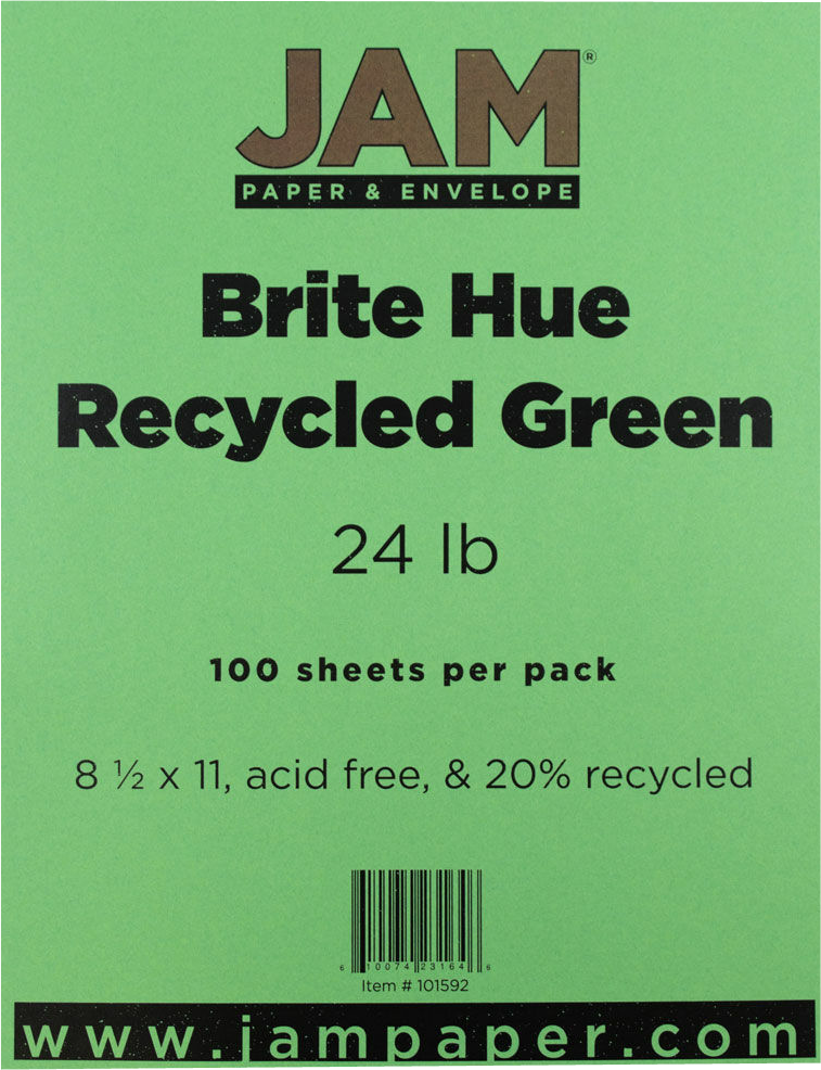 Holiday Green 32lb 8 1/2 x 11 Paper