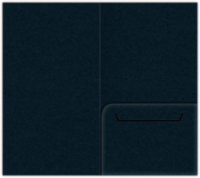 Black Licorice Vellum 100lb 3 3/8 x 6 One Pocket Key Card Holders with 2 1/2 Inch Pocket