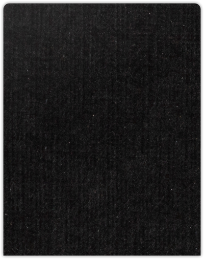 Deep Black Linen 9 x 11 1/2 Pocket Pages with Wavy Pocket
