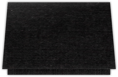 Deep Black Linen 100lb 5 1/8 x 3 3/8 One Pocket Landscape Photo Holders with 1 3/8 Inch Pocket