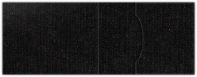 Deep Black Linen 100lb 2 3/4 x 3 3/4 One Pocket Key Card Holders with 2 1/4 Inch Pocket