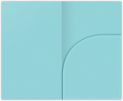 Berrylicious Vellum 100lb 2 3/4 x 4 1/2 One Curved Pocket Key Card Holders with 3 Inch Pocket