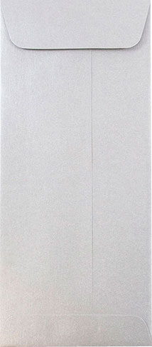 Silver Metallic 32lb #10 Policy Envelopes (4 1/8 x 9 1/2)