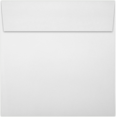 White 28lb 5 1/2 x 5 1/2 Square Envelopes with Peel & Seal