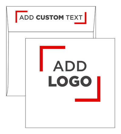 White 28lb 7 x 7 Square Envelopes with Peel & Seal
