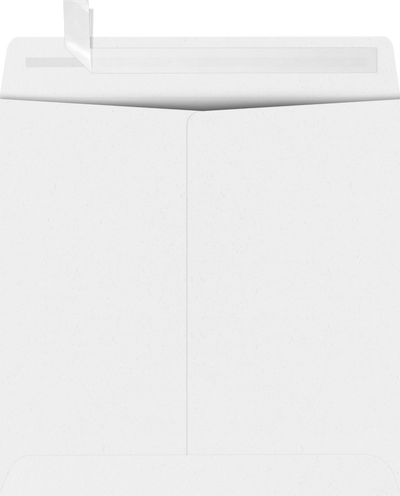 White 28lb 8 x 8 Square Envelopes with Peel & Seal