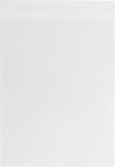 Clear 1.6mil 11 1/4 x 14 1/4 Cello Envelopes with Peel & Seal