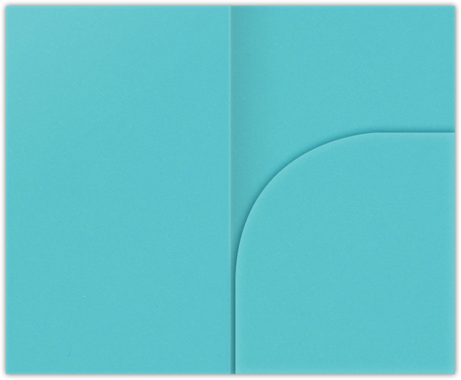 Blue Raspberry Vellum 100lb 2 3/4 x 4 1/2 One Curved Pocket Key Card Holders with 3 Inch Pocket