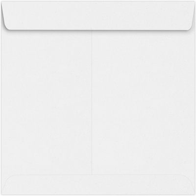 White 28lb 9 x 9 Square Envelopes with Peel & Seal