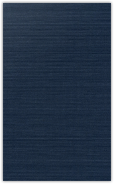 Dark Blue Linen 100lb 2 3/4 x 4 1/2 One Curved Pocket Key Card Holders with 3 Inch Pocket