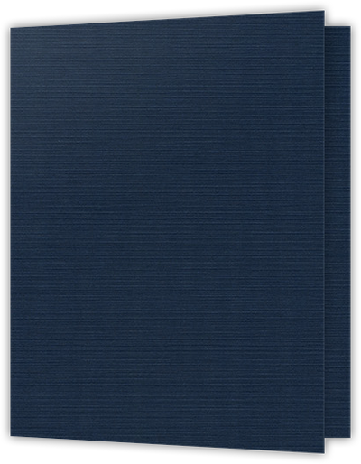 Dark Blue Linen 8 x 10 Portrait Photo Holder