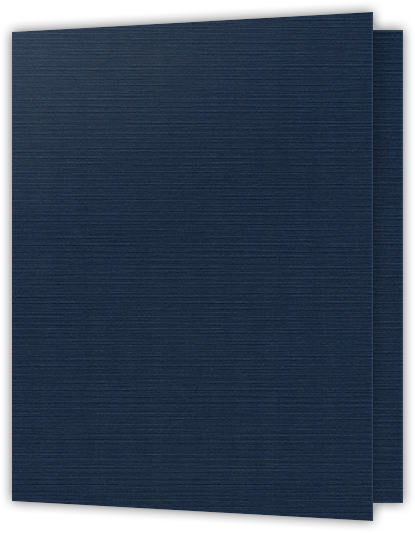 Dark Blue Linen 8 x 10 Portrait Photo Holder