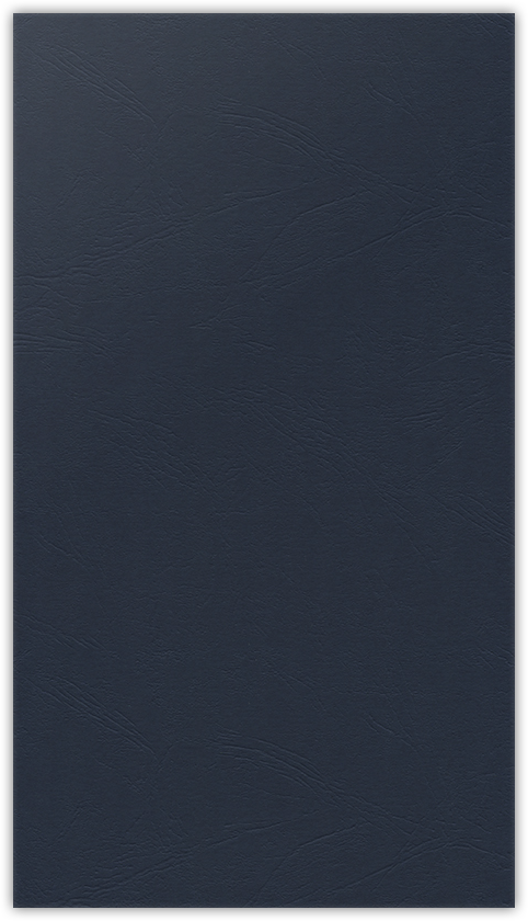 Deep Blue Cordwain 90lb 3 3/8 x 6 One Pocket Key Card Holders with 2 1/2 Inch Pocket