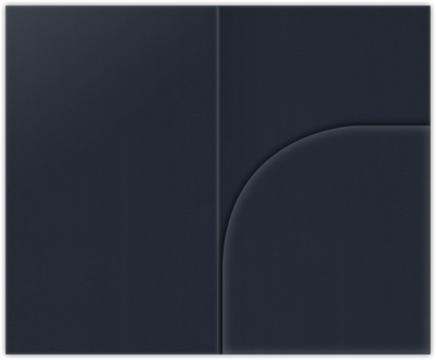 Deep Blue Hopsack 90lb 2 3/4 x 4 1/2 One Curved Pocket Key Card Holders with 3 Inch Pocket