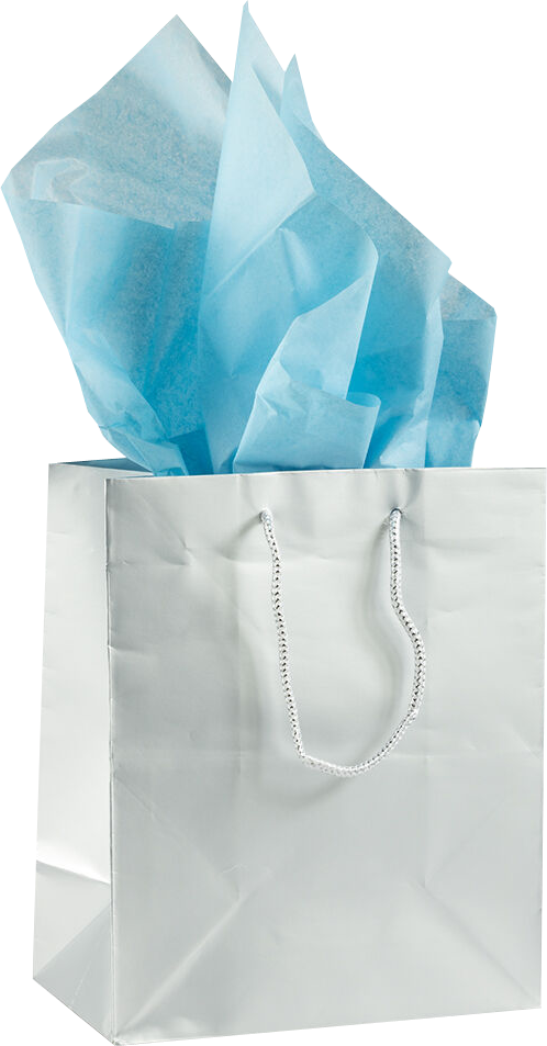 Bright Blue Tissue Paper (20 x 26) - 10 Sheets
