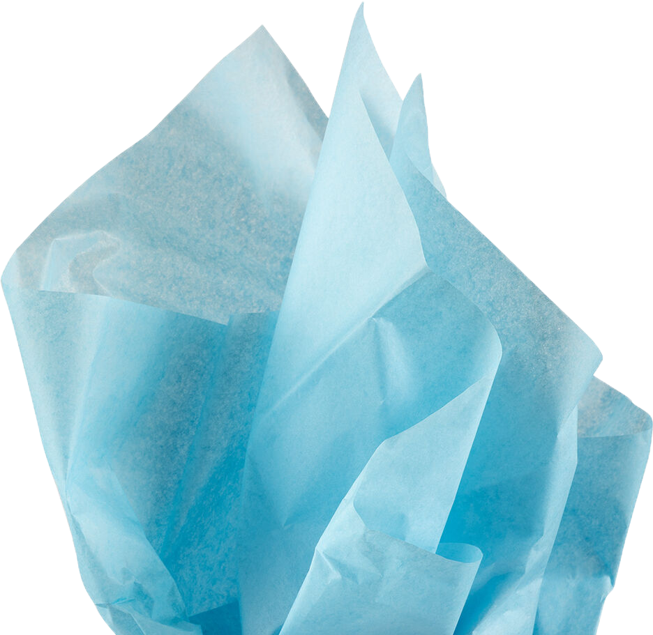 Bright Blue Tissue Paper (20 x 26) - 10 Sheets
