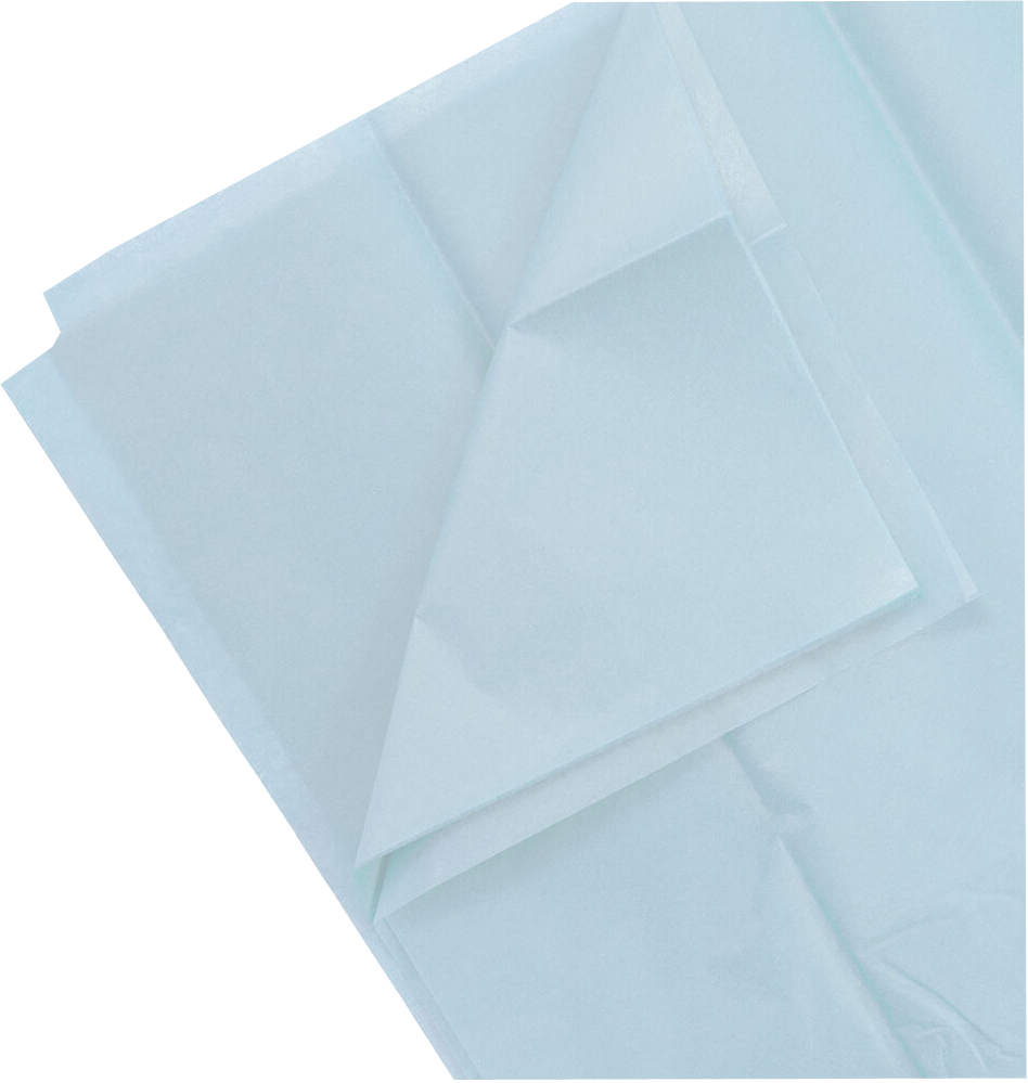 Baby Blue Tissue Paper (20 x 26) - 10 Sheets