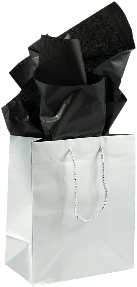 Black Tissue Paper (20 x 26) - 10 Sheets