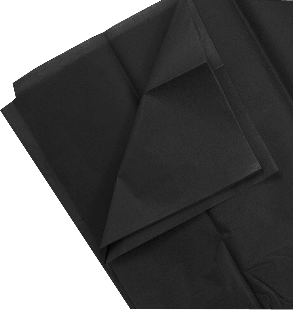 Black Tissue Paper (20 x 26) - 10 Sheets