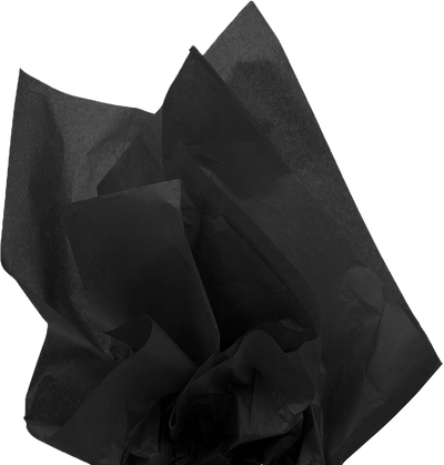 Black Tissue Paper (20 x 26) - 10 Sheets