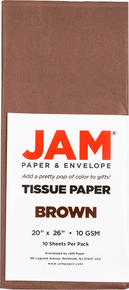Brown Tissue Paper (20 x 26) - 10 Sheets