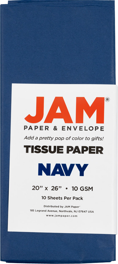 Navy Tissue Paper (20 x 26) - 10 Sheets