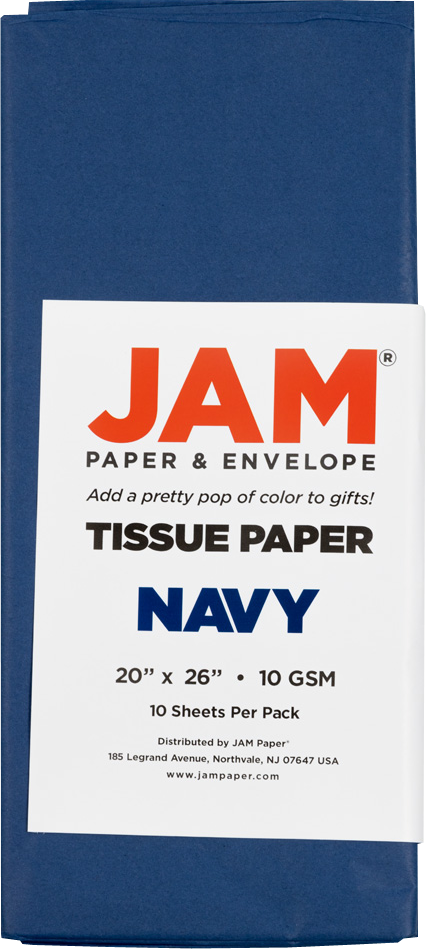 Navy Tissue Paper (20 x 26) - 10 Sheets
