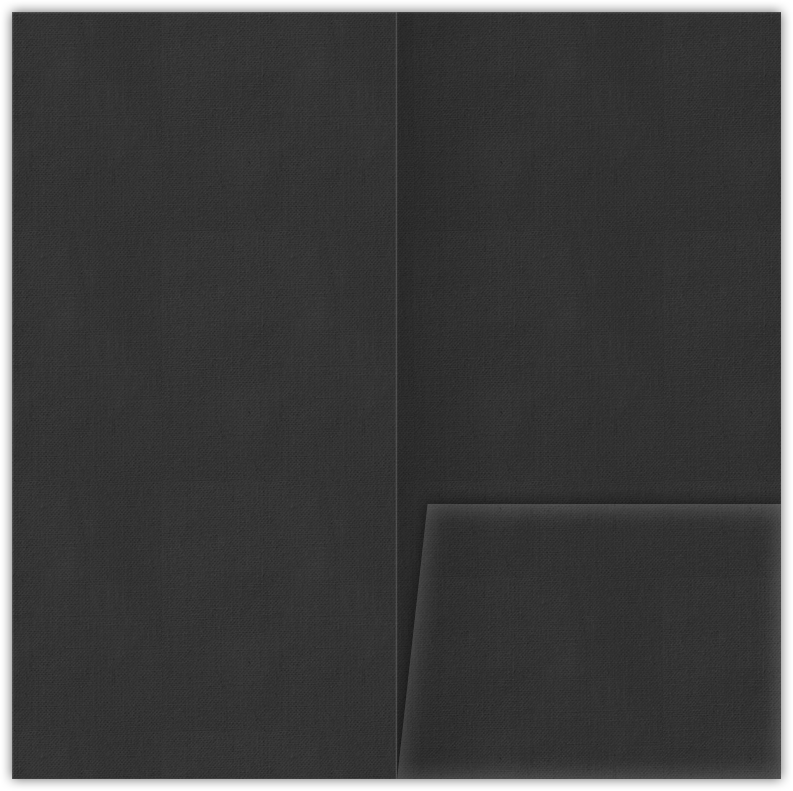 Charcoal Linen 80lb 3 1/2 x 7 One Pocket Key Card Holders with 2 1/2 Inch Pocket