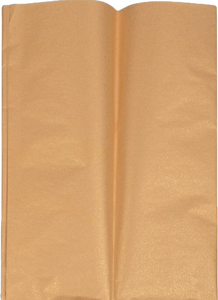 Light Gold/Peach Shimmer Tissue Paper (20 x 26) - 3 Sheets