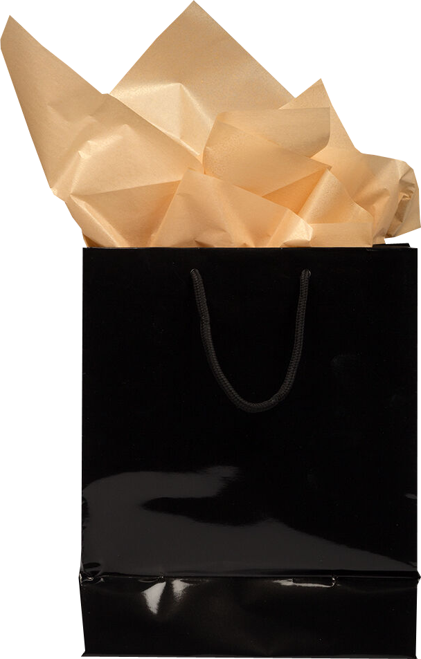 Light Gold/Peach Shimmer Tissue Paper (20 x 26) - 3 Sheets