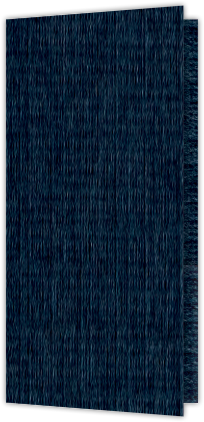 Navy Linen 100lb 3 1/2 x 7 One Pocket Key Card Holders with 2 1/2 Inch Pocket