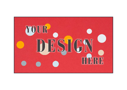 Ruby Red 100lb 2 x 3 1/2 Blank Note Cards