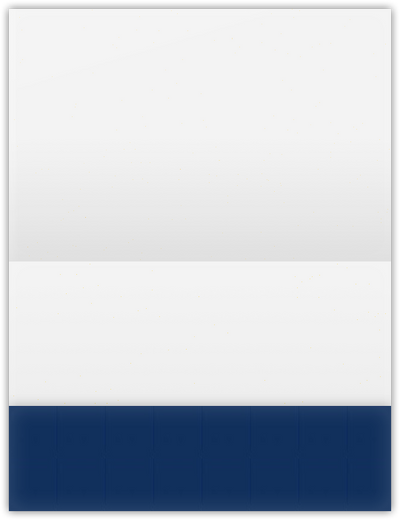 Navy Semi-Gloss 14pt C1S 5 1/8 x 3 3/8 One Pocket Landscape Photo Holders with 1 3/8 Inch Pocket
