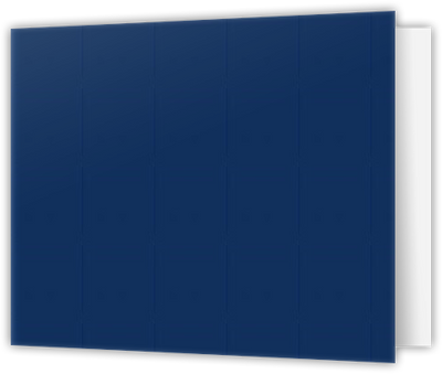 Navy Semi-Gloss 14pt C1S 2 3/4 x 3 3/4 One Pocket Key Card Holders with 2 1/4 Inch Pocket