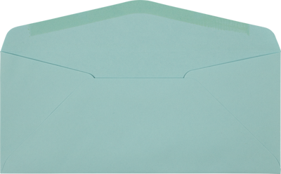 Pastel Blue 24lb #10 Window Envelopes (4 1/8 x 9 1/2)