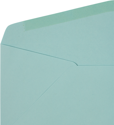 Pastel Blue 24lb #10 Window Envelopes (4 1/8 x 9 1/2)