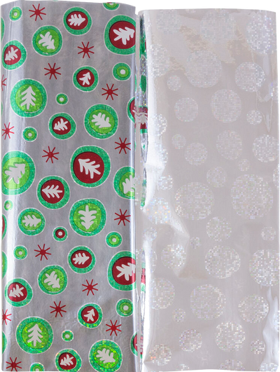 Holographic Christmas Trees Tissue Paper (20 x 26) - 3 Sheets