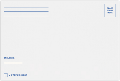 IRS State Tax 24lb 6 x 9 Booklet Envelopes