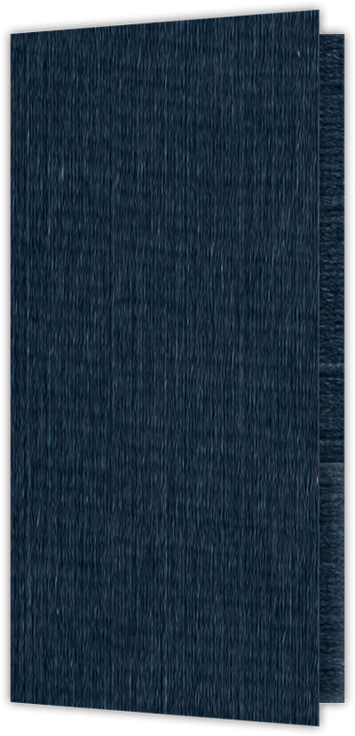 Navy Linen 80lb 3 1/2 x 7 One Pocket Key Card Holders with 2 1/2 Inch Pocket