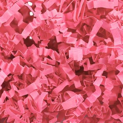 Hot Pink Crinkle Cut Shred Tissue Paper - 2oz