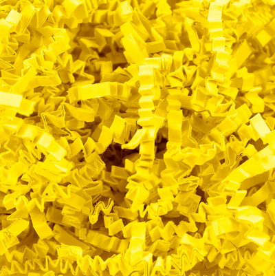 Yellow Crinkle Cut Shred Tissue Paper - 2oz