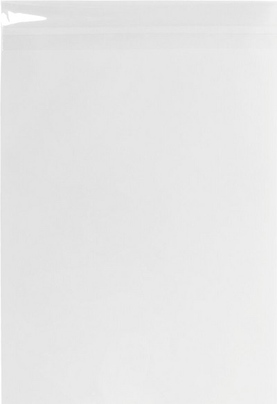 Clear 1.6mil 12 7/16 x 18 1/4 Cello Envelopes with Peel & Seal