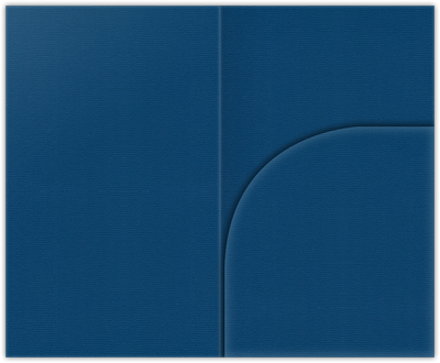 Royal Blue Felt 80lb 2 3/4 x 4 1/2 One Curved Pocket Key Card Holders with 3 Inch Pocket
